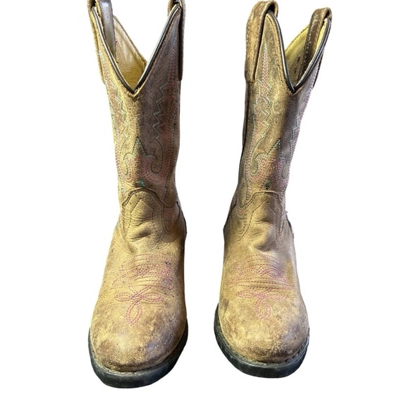 Smoky Mountain Children's Annie Leather Western Boot Size 10.5R - Picture 4 of 5